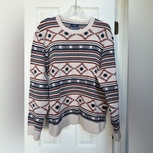 Men's Patterned Sweater - Multicolor